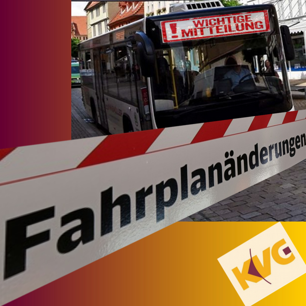 Fahrplanänderungen ab 15.12.